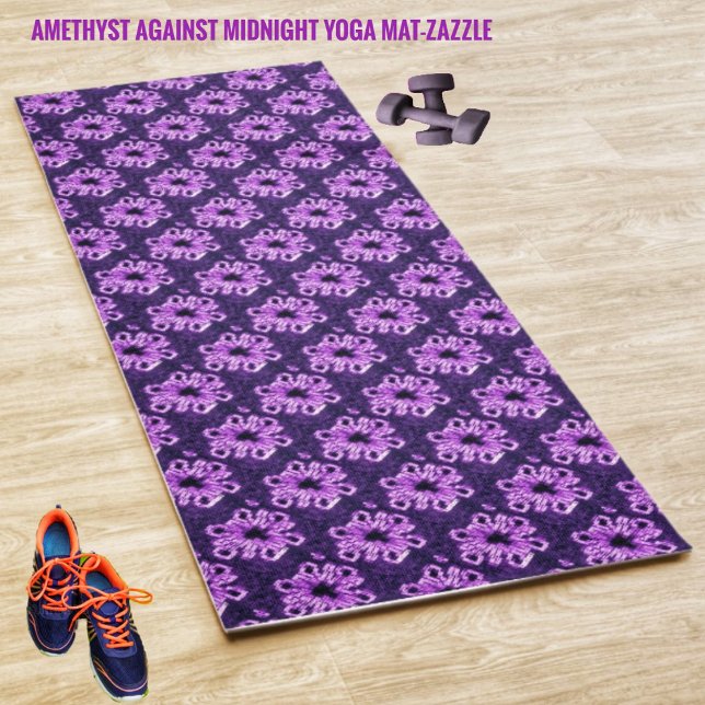 Amethyst gegen Mitternacht Yogamatte (Von Creator hochgeladen)