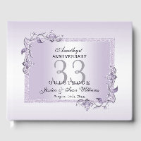 Amethyst Gem & Glitzer 33. Hochzeitstag