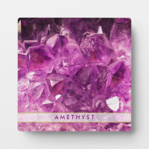 Amethyst Gemstone Image Shiny und Funkelnd Fotoplatte
