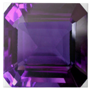 Amethyst Gemstone Lila Fliese