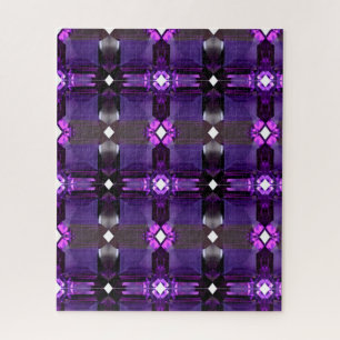 Amethyst Gemstone Lila Puzzle