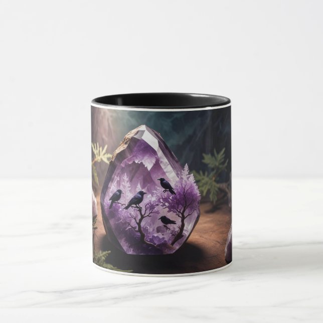 Amethyst Gemstones Schmuckstiel Tasse (Zentrum)