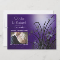 Amethyst Glow Save the Date Moonlight Dragonfly