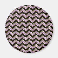 Amethyst Gold Black Zigzag Muster
