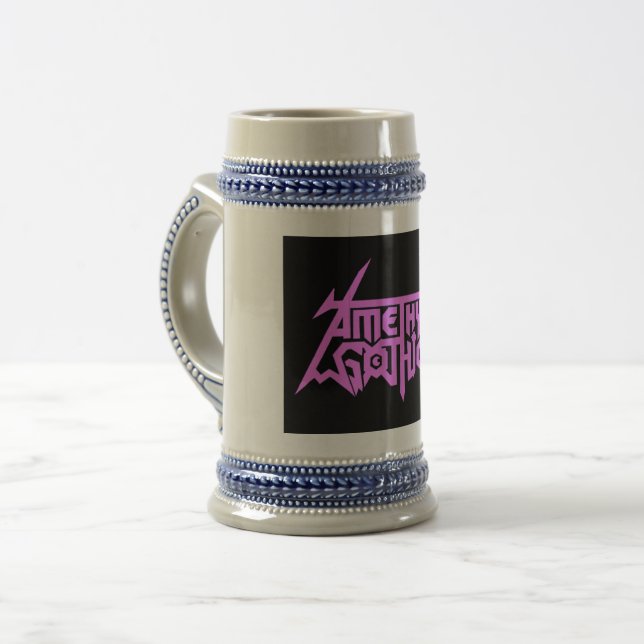 Amethyst Gothica Stein Tasse (Vorderseite Links)