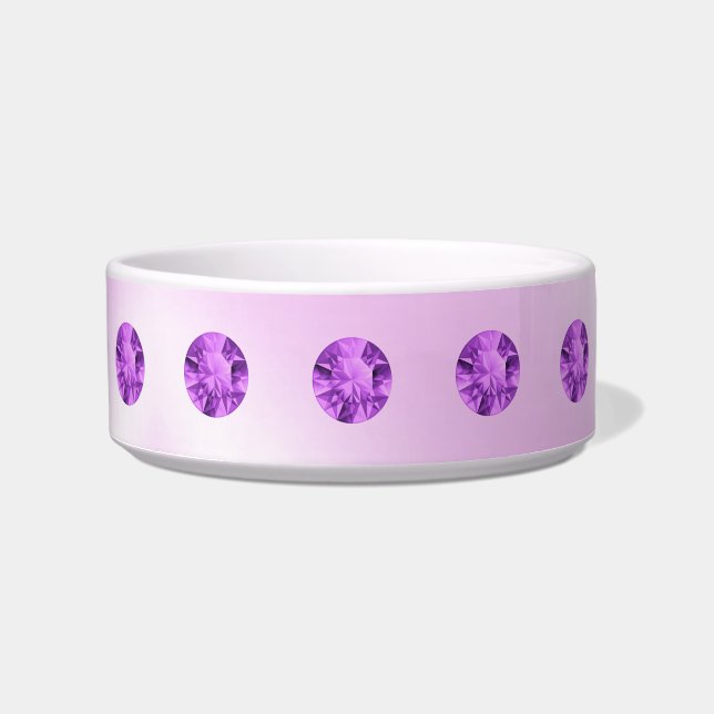 Amethyst Haustier Napf (Vorderseite)