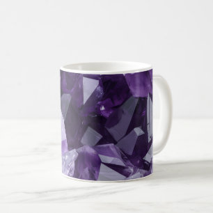Amethyst-Heilsteincluster Kaffeetasse