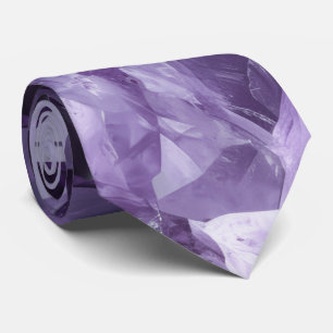 Amethyst-Heilsteincluster Krawatte
