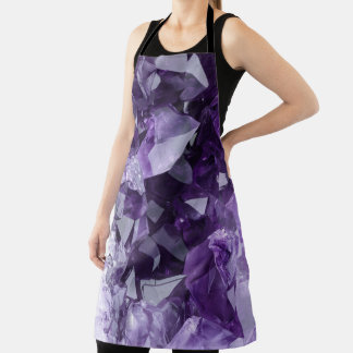 Amethyst-Heilsteincluster Schürze