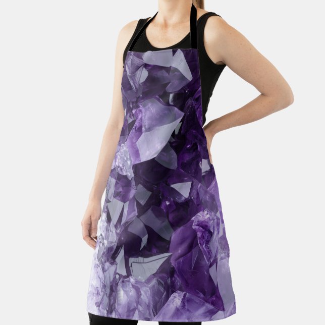 Amethyst-Heilsteincluster Schürze (InSitu)