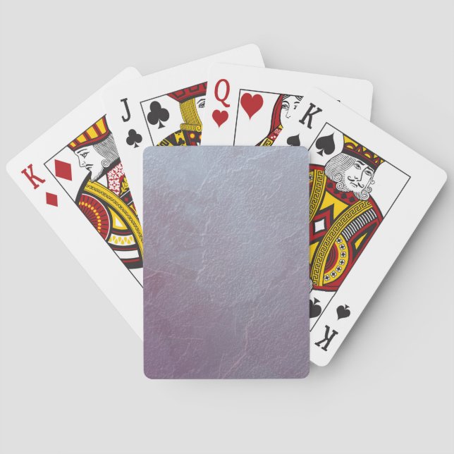 Amethyst Ice Abstrakt Art Spielkarten (Rückseite)