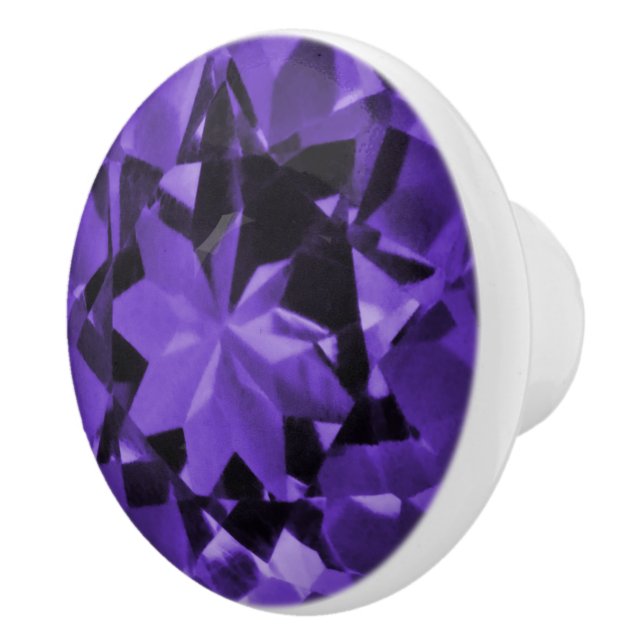 Amethyst Illusion Keramikknauf (Rechts)