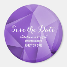 Amethyst Jewel Tones Speichern Sie das Date Magnet