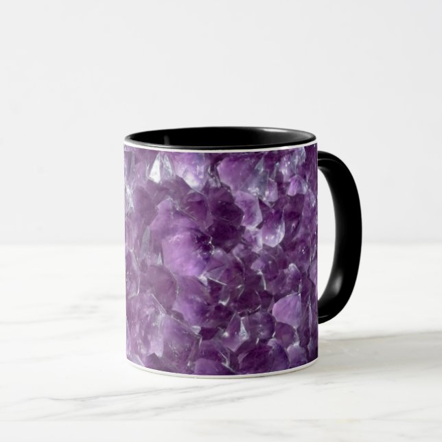 Amethyst KristallTasse Tasse (VorderseiteRechts)