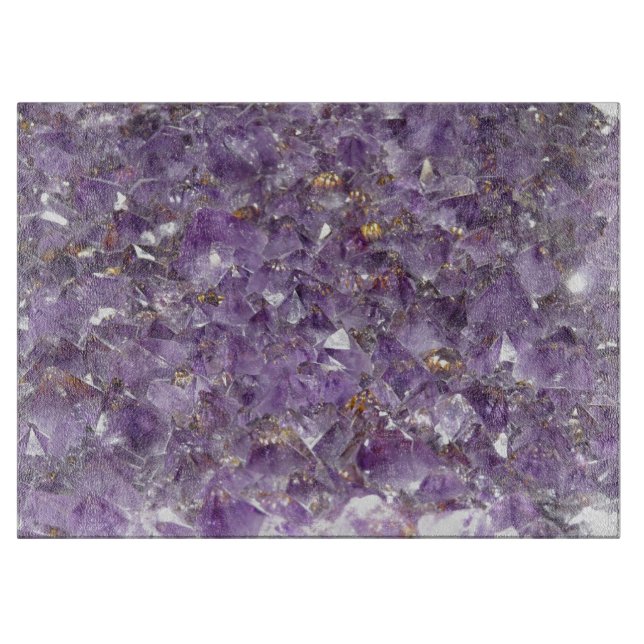 Amethyst Light Lila Stone Cutting board Schneidebrett (Vorderseite)