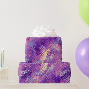 Amethyst Lila Crystal Gel Textur Geschenkpapier
