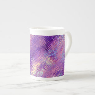 Amethyst Lila Crystal Gel Textur Prozellantasse