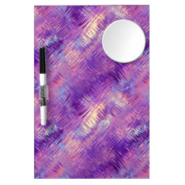 Amethyst Lila Crystal Gel Textur Trockenlöschtafel Mit Spiegel