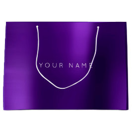 Amethyst Lila Weiße Pflaume Minimal Gefallen Gesch Große Geschenktüte