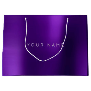 Amethyst Lila Weiße Pflaume Minimal Gefallen Gesch Große Geschenktüte