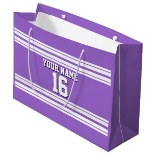 Amethyst Lila Whisky Team Jersey Name Große Geschenktüte
