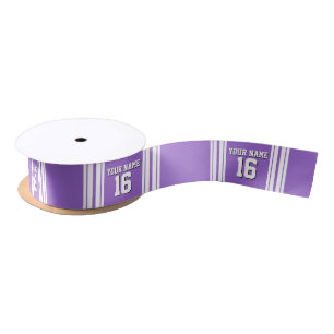 Amethyst Lila Whisky Team Jersey Name Satinband