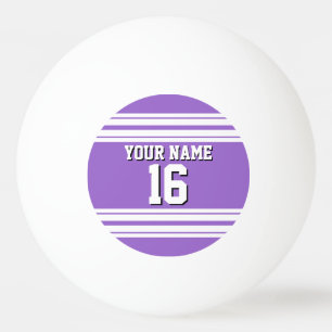 Amethyst Lila Whisky Team Jersey Name Tischtennisball