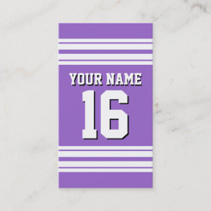 Amethyst Lila Whisky Team Jersey Name Visitenkarte