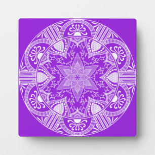 Amethyst Mandala Fotoplatte