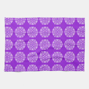 Amethyst Mandala Geschirrtuch