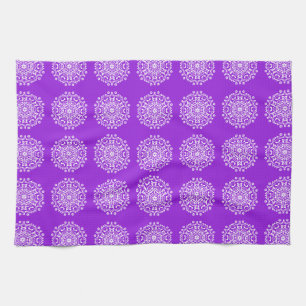 Amethyst Mandala Geschirrtuch