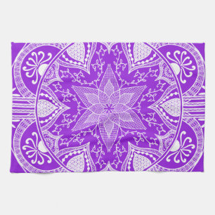 Amethyst Mandala Handtuch