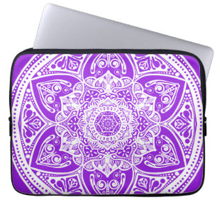Amethyst Mandala Laptopschutzhülle