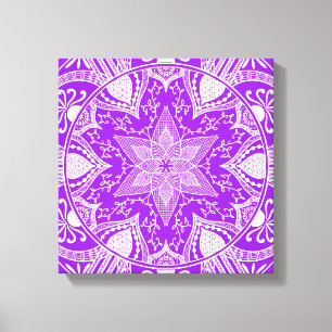 Amethyst Mandala Leinwanddruck