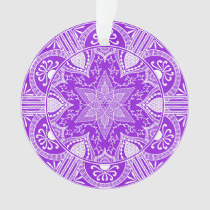 Amethyst Mandala Ornament