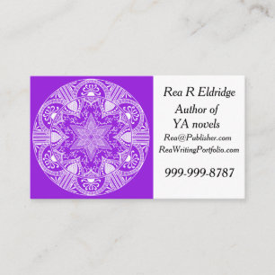 Amethyst Mandala Visitenkarte