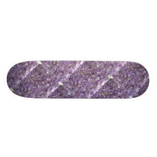 Amethyst mit GoldFlecked Muster-Skateboard Skateboard