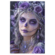 Amethyst-Mond-Calavera – Lila Tag der Toten