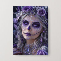 Amethyst-Mond-Calavera – Lila Tag der Toten