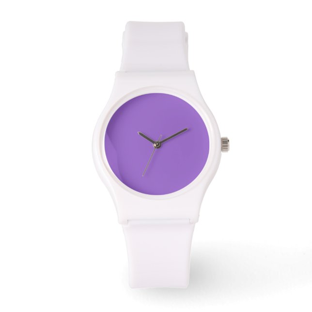 Amethyst monochromatisch armbanduhr (Vorderseite)