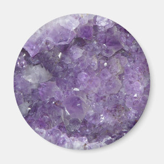 Amethyst New Age Crystal Healing Cluster Foto Magnet