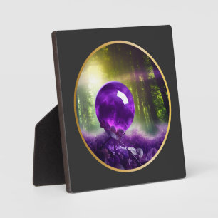 Amethyst Orb Fantasy Tabletop Art Plaque Fotoplatte