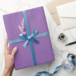 Amethyst Orchid Geschenkpapier<br><div class="desc">Solid Farbe Amethyst Orchid Packpapier, um Ihre Wahl Farbe Farbe Hochzeit.</div>