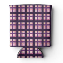 Amethyst Peach Pink Lila Lilac Streifen Kariert