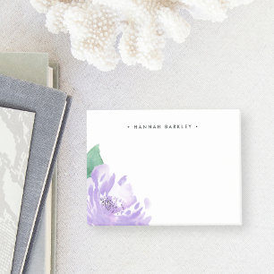 Amethyst Peony   PERSONALISIERT Post-it Klebezettel