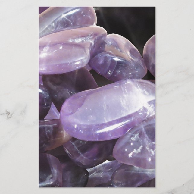 AMETHYST Purple Gemstone (Vorderseite)