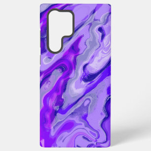 Amethyst Purpur Violett Farbige Abstrakte Marmorie Samsung Galaxy Hülle