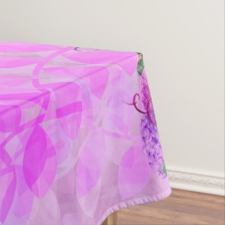 Amethyst Raspberry Floral Wedding Tischdecke