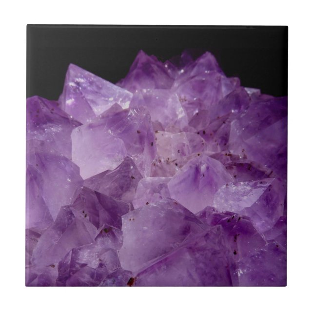 Amethyst Raw Stones Fliese (Vorderseite)
