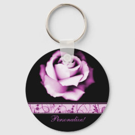 Amethyst Rose Schlüsselanhänger